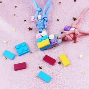 乐高好朋友积木手链情侣款一对手链男女学生闺蜜爱心lego手环手绳