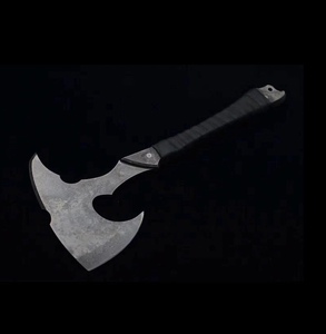 特劳霍克 僵尸工坊出品户外战斧斧子手工制作防身手斧营地斧