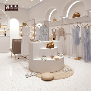 服装店桌子中岛简约软装创意中间摆放陈列道具女装店流水台展示台