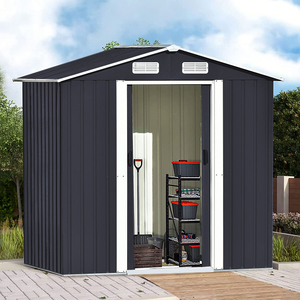 户外工具房庭院储物房室外花园别墅露台简易可移动杂物间铁皮房屋