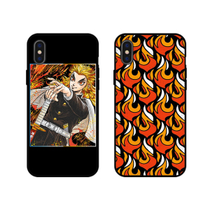 炼狱杏寿郎手机壳iphone13鬼灭之刃pro max苹果11改12适用7p防摔6