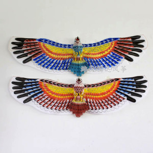 立体竹扎老鹰风筝*可飞骨架好*特色礼品道具风筝手工制作形态逼真