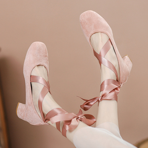芭蕾高跟鞋 束腰图片