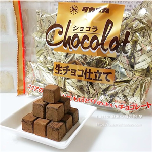 日本chocolat高岗高冈生巧克力原味焦糖味情人节喜糖零食