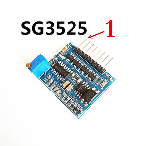 sg3525加lm358逆变器驱动板高频机大电流图腾频率可调(12v24v)