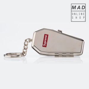 现货 Supreme Coffin Keychain 棺材便携烟缸钥匙扣 升官发财17FW