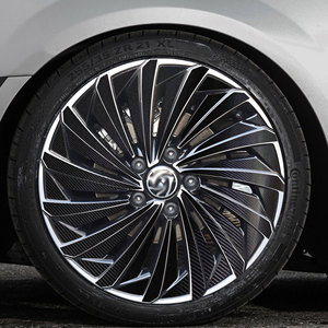 大众朗逸plus改装配件宝来轮毂贴纸爆改汽车用品个性订制外观大全