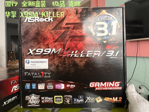 全新华擎 X99M KILLER USB3.1主板 2011针支持 E5 V3 V4 I76900K