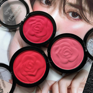 腮红胭脂盘大红色显色戏曲妆舞台妆腮红儿童表演演出化妆专用单色