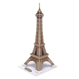 法国建筑艾埃菲尔铁塔凯旋门饼店模型拼图3d立体拼装玩具儿童新品