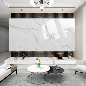 uv板电视背景墙仿大理石岩板护墙板免漆板材饰面板背景墙防水墙板