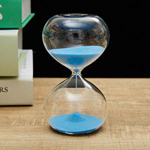唯美唯美玻璃彩色沙漏计时器5 30 60分钟 时尚创意礼物 摆件