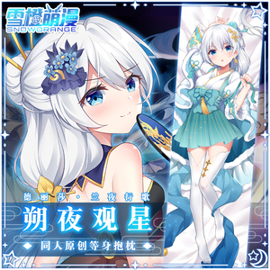雪橙萌漫 崩坏三3周边德丽莎朔夜观星等身抱枕兰夜行歌二次元枕套