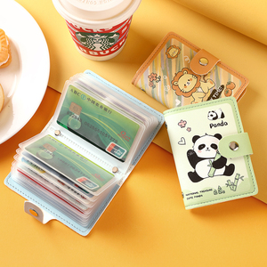 超萌证件卡包女2024新款超薄大容量多卡位卡套便携卡通证件卡片包