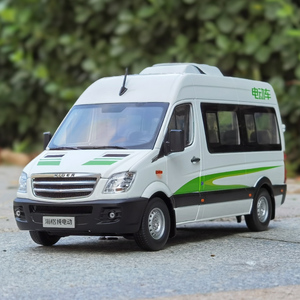 原厂1:24 海格h6v纯电动客车 电动车商务车 苏州金龙汽车模型车模