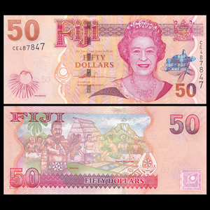 【大洋洲】2007年 斐济50元纸币 全新UNC