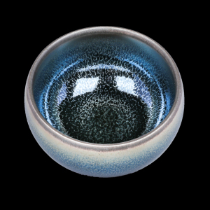 建阳建盏徐国柱蓝麒麟禅定主人杯纯手工茶杯陶瓷品茗杯名家单杯