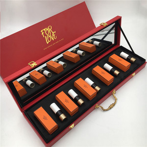 现货hermes 爱马仕口红礼盒包 限量 缎光 哑光 护唇膏  生日套装