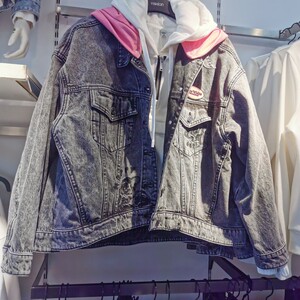 以纯春季女装宽松牛仔外套