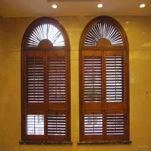 【欧式实木百叶窗】实木透气窗|活动百叶窗帘|窗户装饰