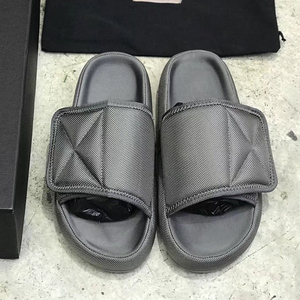 椰子拖鞋侃爷同款yeezy男女夏季外穿面包鞋厚底魔术贴season6凉拖