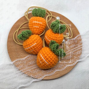 宝宝皮筋毛线编织