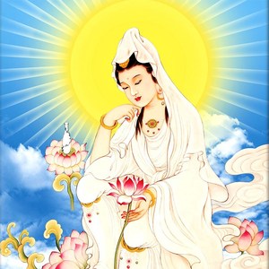 观音钻石画客厅