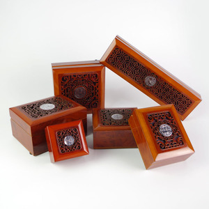 高档佛珠盒 实木木质首饰文玩把玩盒手串礼品包装手把件摆件盒子