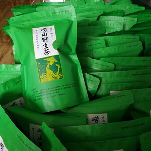 青岛崂山纯手工采摘野生茶甘枣叶芊罗茶绿茶500g包邮2021春新粗茶