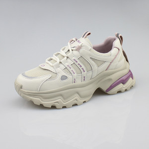 轩美诗2022秋季新款真皮透气厚底休闲运动百搭老爹鞋单鞋女鞋5345