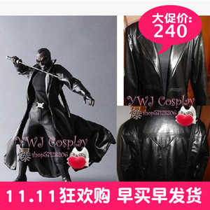 动漫之家 cosplay服装 美国动作 刀锋战士 风衣 带装刀口袋实物图