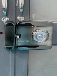 小区单元门静音电控锁楼宇门禁电机锁双门刷卡一体机可视对讲套装