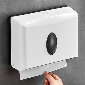 卫生间免打孔酒店商用洗手台抽纸盒洗手间擦手纸盒壁挂式干手纸箱