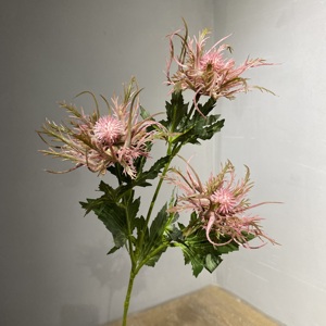 仿真花美式田园风单支野刺芹花插花花瓶摆件创意客厅餐厅装饰绿植