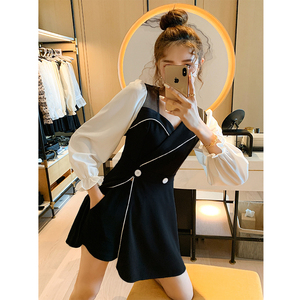 职业装气质女神范衣服职场套装穿搭上班族轻熟风女装连衣裙初秋季