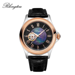 浪陀rlongtou 领睿系列 官方正品机械男商务时尚防水百搭镂空腕表