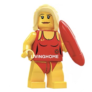 【lego乐高】抽抽乐人仔 第2季人仔抽抽乐 女性海上救生员 8684-8