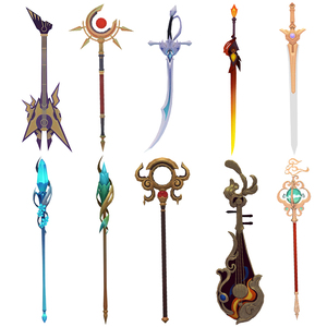 王者的荣耀法师纸模型手工1:1可手持武器道具cosplay露娜王昭君