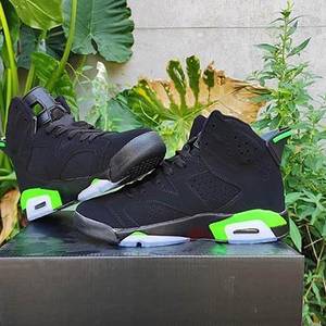 燎原装备 air jordan 6 aj6电光绿黑绿俄勒冈 篮球鞋 ct8529-003