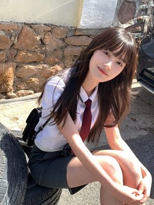 韩式学院风制服裙夏季小个子女生校供感jk包臀裙短款衬衫两件套装
