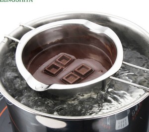 不锈钢材质巧克力隔水加热融化锅烘焙加热锅蜡烛熔蜡工具
