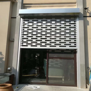 家用电动透明密封镂空卷帘门车库别墅阳台防盗卷闸门定制微型卷头