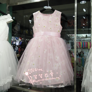 妙妙可心新款童装女童连衣裙 儿童韩版裙子连衣裙6858