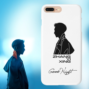 张艺兴lay剪影原创手机壳晚安exo明星同款饭制周边保护壳任意机型