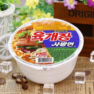 韩国进口继承者泡面农心牛肉味碗面86g韩式泡菜味碗装拉面方便面