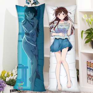 水原千鹤动漫等身全身抱枕 二次元租借女友半身靠枕枕套长 可定制