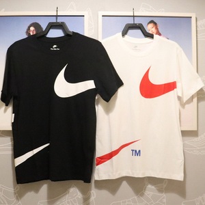 nike耐克t恤男女短袖圆领纯棉针织休闲半袖断勾情侣宽松透气夏季