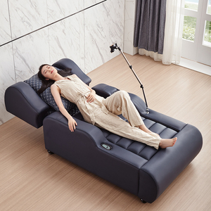 多功能单人电动可调节太空舱床家用升降懒人沙发按摩贵妃真皮躺椅