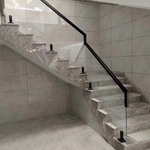 宁波不锈钢玻璃楼梯扶手底座固定夹免开孔立柱家用阁楼阳台铝合金