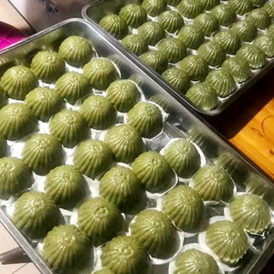 手工咸青团 艾草青团 清明果 团子 糯米团 临海特产 传统小吃 5个